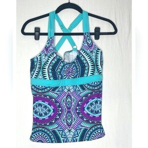 title nine tankini top sz S